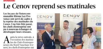 « Le Cenov reprend ses matinales »